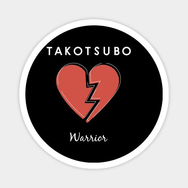 Takotsubo Warrior Magnet by kikibul